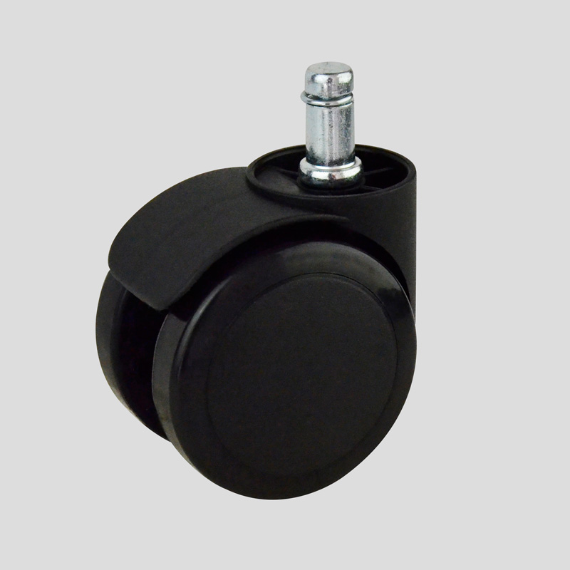 Hooded Twin Wheel Casters with Collar (Soft Wheel)