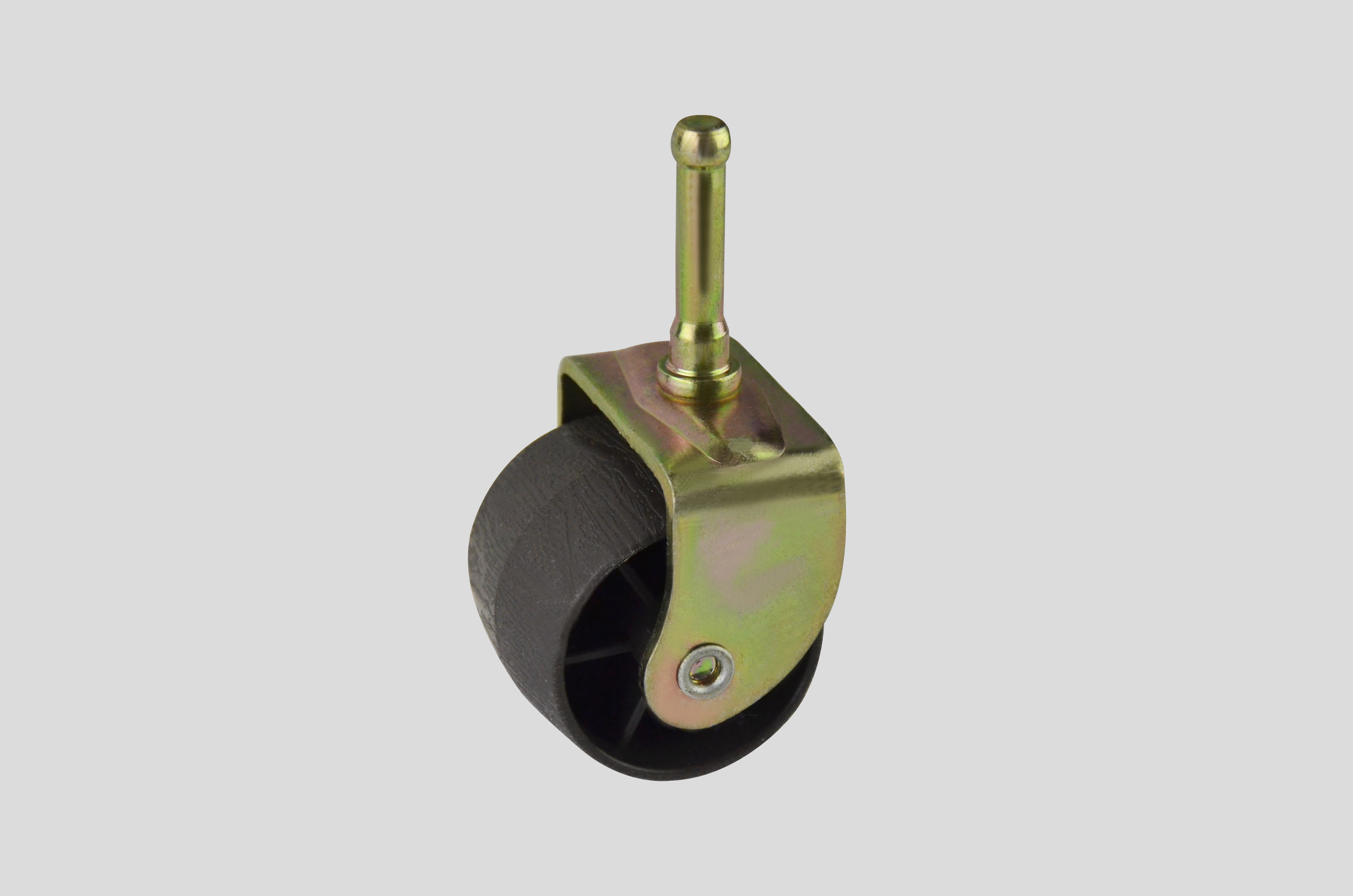 Wooden Caster with socket stem