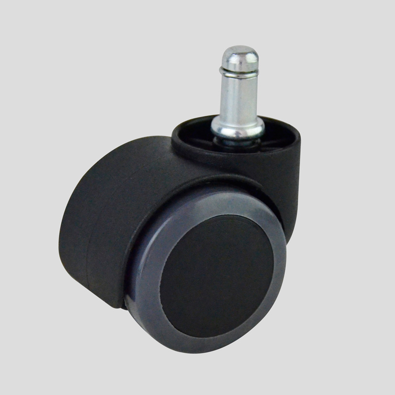 Hooded Twin Wheel Casters with Collar (Soft Wheel)